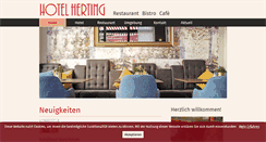 Desktop Screenshot of hotel-herting.de